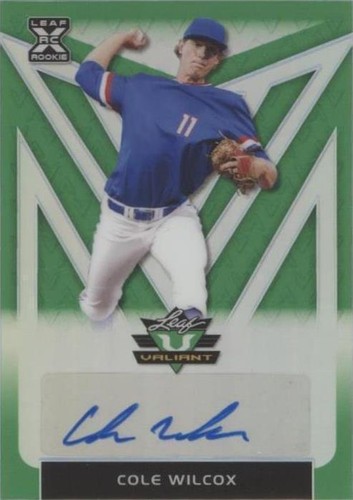 2020 Leaf Valiant - Cole Wilcox #BA-CW1