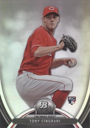 2013 Bowman Platinum - Tony Cingrani #62