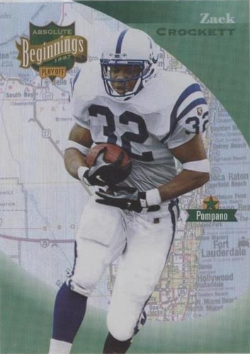 1997 Absolute Beginnings Zack Crockett #96