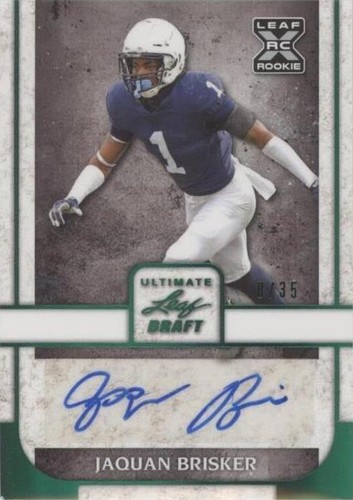 2022 Leaf Ultimate Draft Jaquan Brisker #BA-JB1