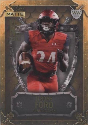 2022 Wild Card MATTE National Convention Jerome Ford #WWN-15