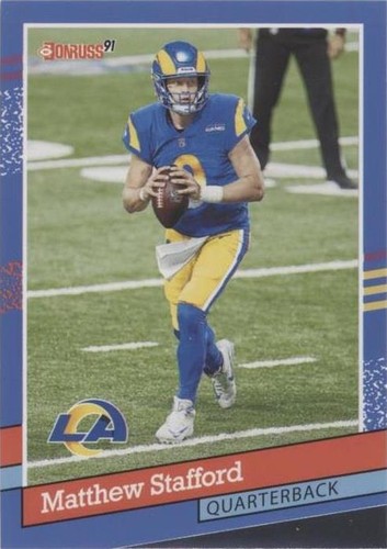 2021 Panini Donruss Matthew Stafford #91-11