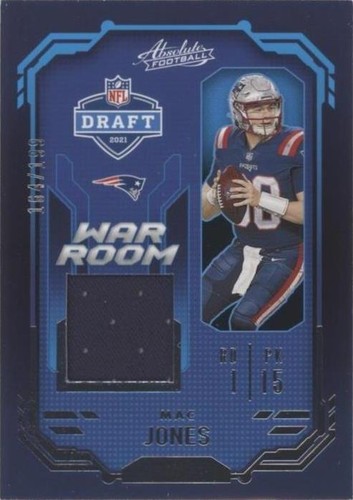 2021 Panini Absolute Mac Jones #WRM-MJO