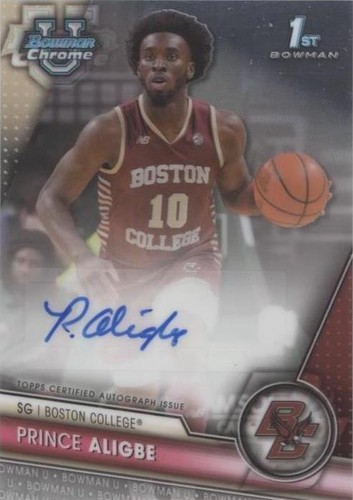 2023-24 Bowman University Chrome - Prince Aligbe #BCPA-PA