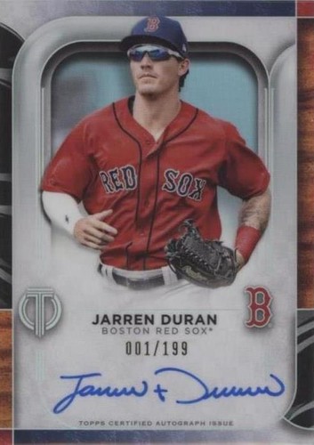 2022 Topps Tribute - Jarren Duran #TA-JDU