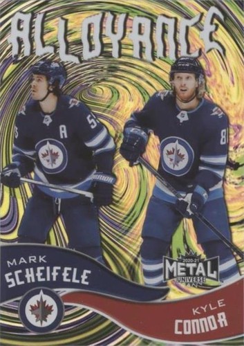 2020-21 Skybox Metal Universe - Kyle Connor Mark Scheifele #AL-10