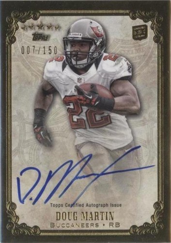 2012 Topps Five Star Doug Martin #FSFA-DM