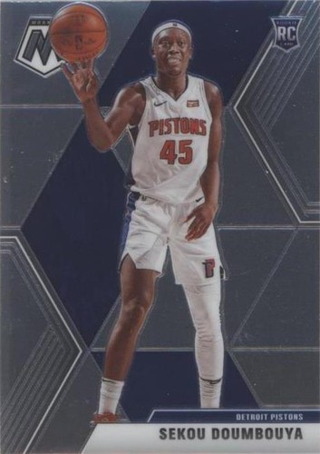 2019-20 Panini Mosaic Sekou Doumbouya #243 Silver Prizm Rookie NM