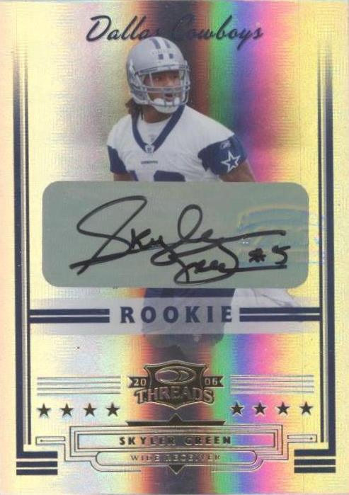 2006 Donruss Threads Skyler Green #272