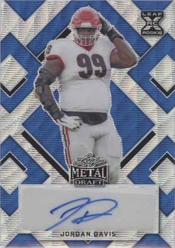 2022 Leaf Metal Draft Jordan Davis #BA-JD3