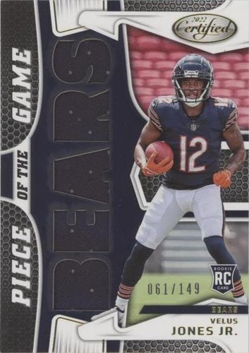 2022 Panini Certified Velus Jones Jr. #PG-VJ
