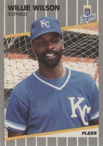 1989 Fleer - Willie Wilson #298