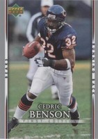 2007 Upper Deck First Edition Cedric Benson #17