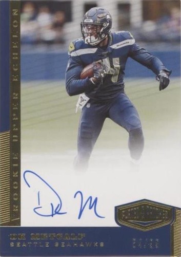 2019 Panini Plates & Patches DK Metcalf #UE-DKM