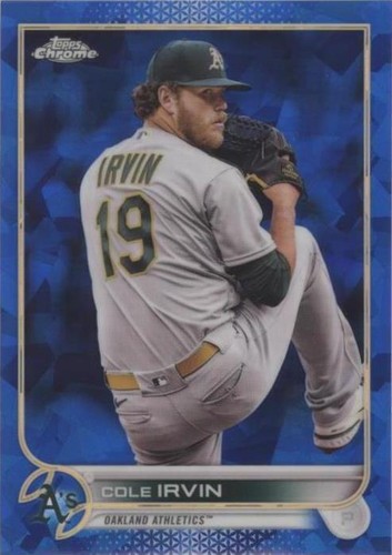 2022 Topps Chrome Update Series Sapphire Edition - Cole Irvin #US292