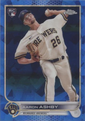 2022 Topps Chrome Sapphire Edition - Aaron Ashby #78