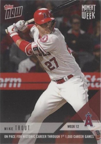 2018 Topps Now - Mike Trout #MOW-12