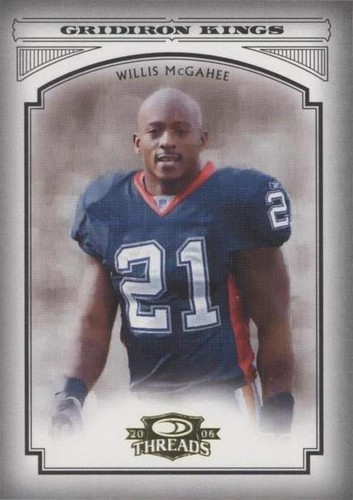 2006 Donruss Threads Willis McGahee #PGK-60