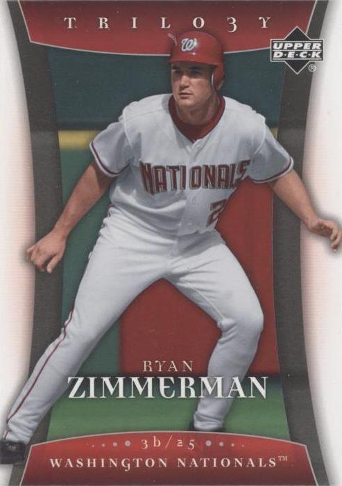 Upper Deck Trilogy 2005 - Ryan Zimmerman #12