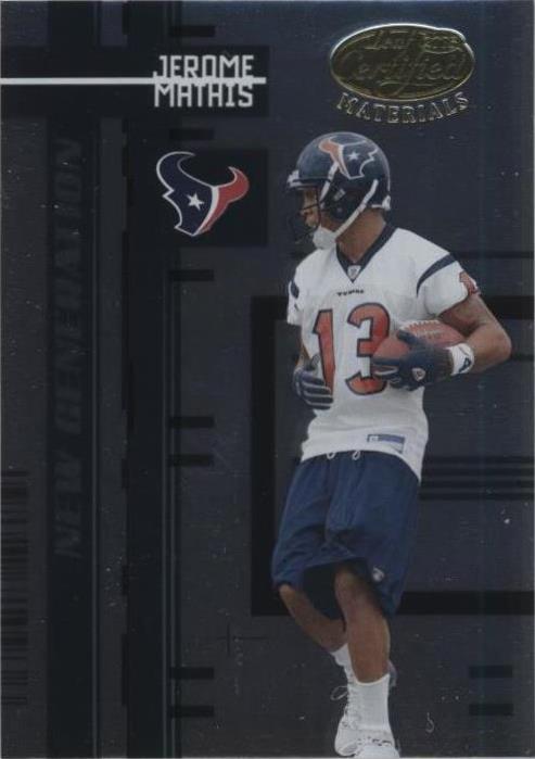 2005 Leaf Certified Materials Jerome Mathis #173