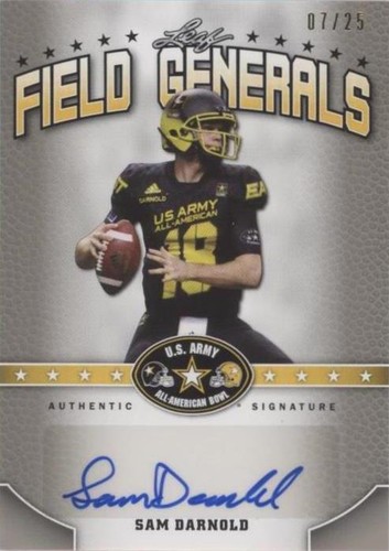 2015 Leaf U.S. Army All-American Bowl Sam Darnold #FG-SD1