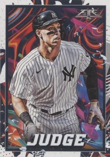 2022 Topps Fire - Aaron Judge #120