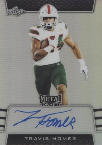 2019 Leaf Metal Draft Travis Homer #BA-TH1