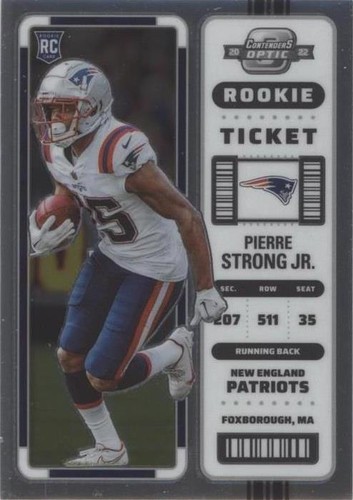 2022 Panini Contenders Optic Pierre Strong Jr. #88