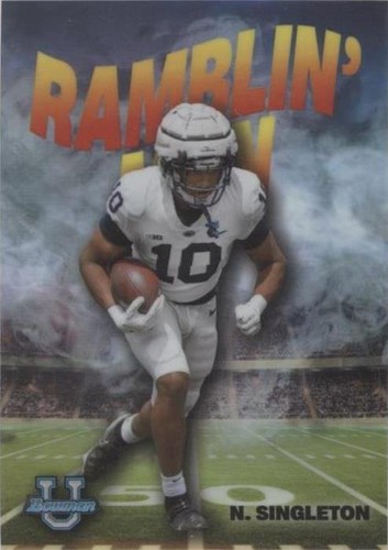 2022 Bowman University Chrome Nick Singleton #RM-2