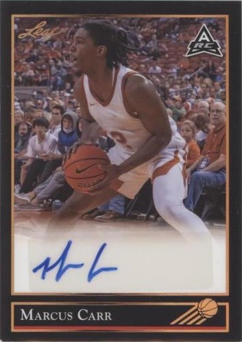 2021-22 Leaf Memories - Marcus Carr #BG-MC1
