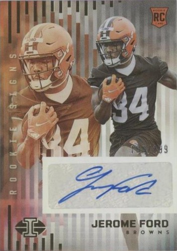 2022 Panini Illusions Jerome Ford #RS-JF