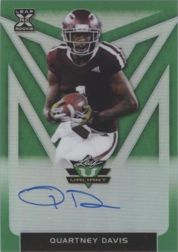 2020 Leaf Valiant Quartney Davis #BA-QD1