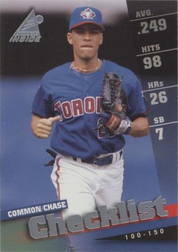 1998 Pinnacle Inside - Jose Cruz Jr. #149