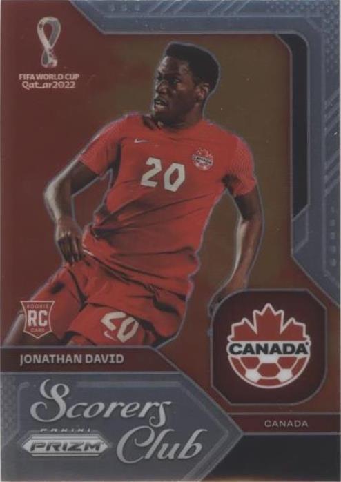 2022 Panini Prizm World Cup Qatar Jonathan David #13