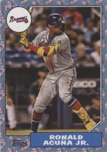2022 TOPPS JAPAN EDITION #87B-3 RONALD ACUNA JR. 