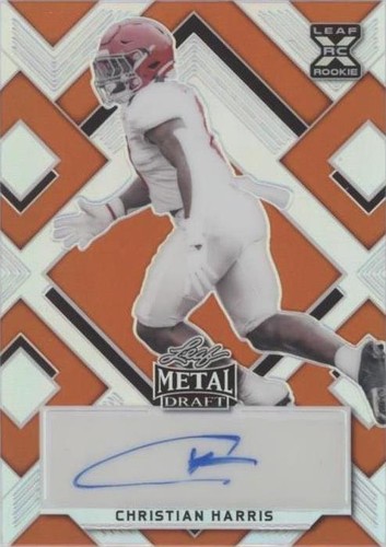 2022 Leaf Metal Draft Christian Harris #BA-CH1