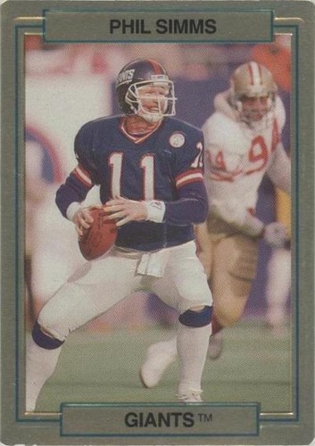1989 Action Packed Phil Simms #19