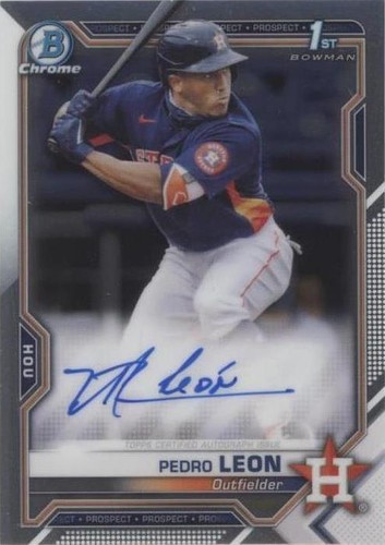 2021 Bowman Chrome - Pedro Leon #CPA-PL