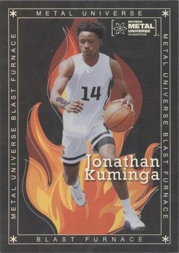 2021 Skybox Metal Universe Champions - Jonathan Kuminga #BF-19