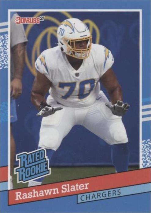 2021 Panini Instant NFL Rashawn Slater #BW36