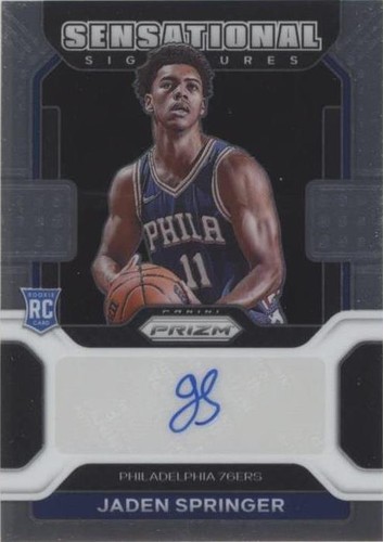 2021-22 Panini Prizm - Jaden Springer #SS-JSP