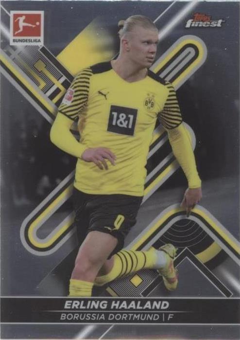 2021-22 Topps Finest Bundesliga Erling Haaland #42