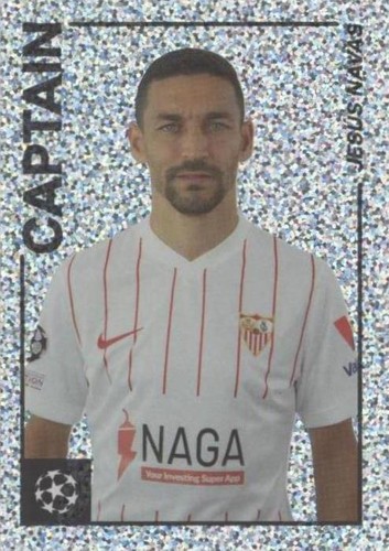 2021-22 Topps Merlin's Heritage 97 UCL Jesus Navas #114