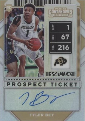 2020-21 Panini Contenders Draft Picks - Tyler Bey #71