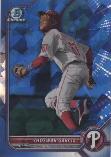 2022 Bowman Chrome Sapphire Edition - Yhoswar Garcia #BCP-215