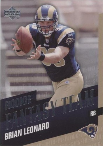 2007 Upper Deck Brian Leonard #RFT-BL