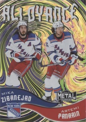 2020-21 Skybox Metal Universe - Artemi Panarin Mika Zibanejad #AL-12