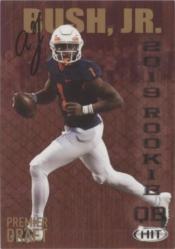 2019 Sage Hit Premier Draft Aj Bush Jr. #110