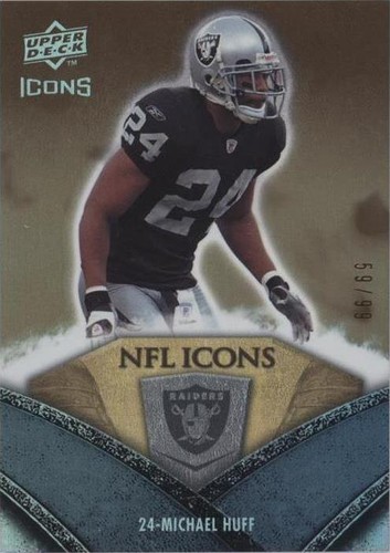 2008 Upper Deck Icons Michael Huff #NFL37