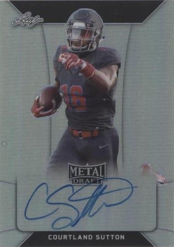 2018 Leaf Metal Draft Courtland Sutton #BA-CS1